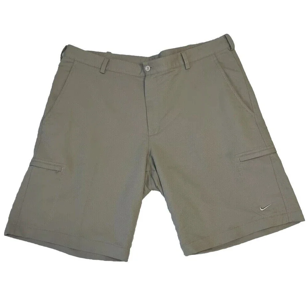 Nike Golf Dri-Fit Chino Shorts Men's 38 Khaki